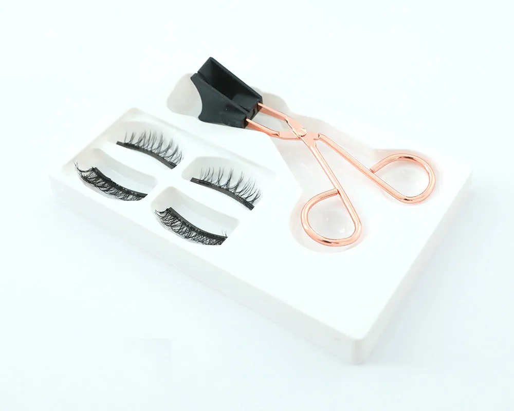 VenusFox False Magnetic Eyelashes on Magnets Magnetic Lashes Eyelash Extension Natural Magnetic Eyelashes Tweezers Magnetic Lash Kit