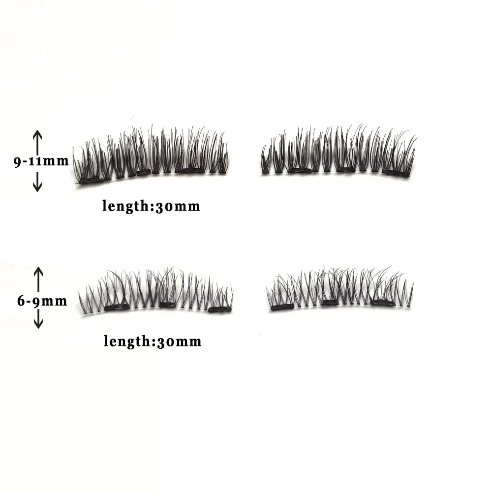 VenusFox False Magnetic Eyelashes on Magnets Magnetic Lashes Eyelash Extension Natural Magnetic Eyelashes Tweezers Magnetic Lash Kit