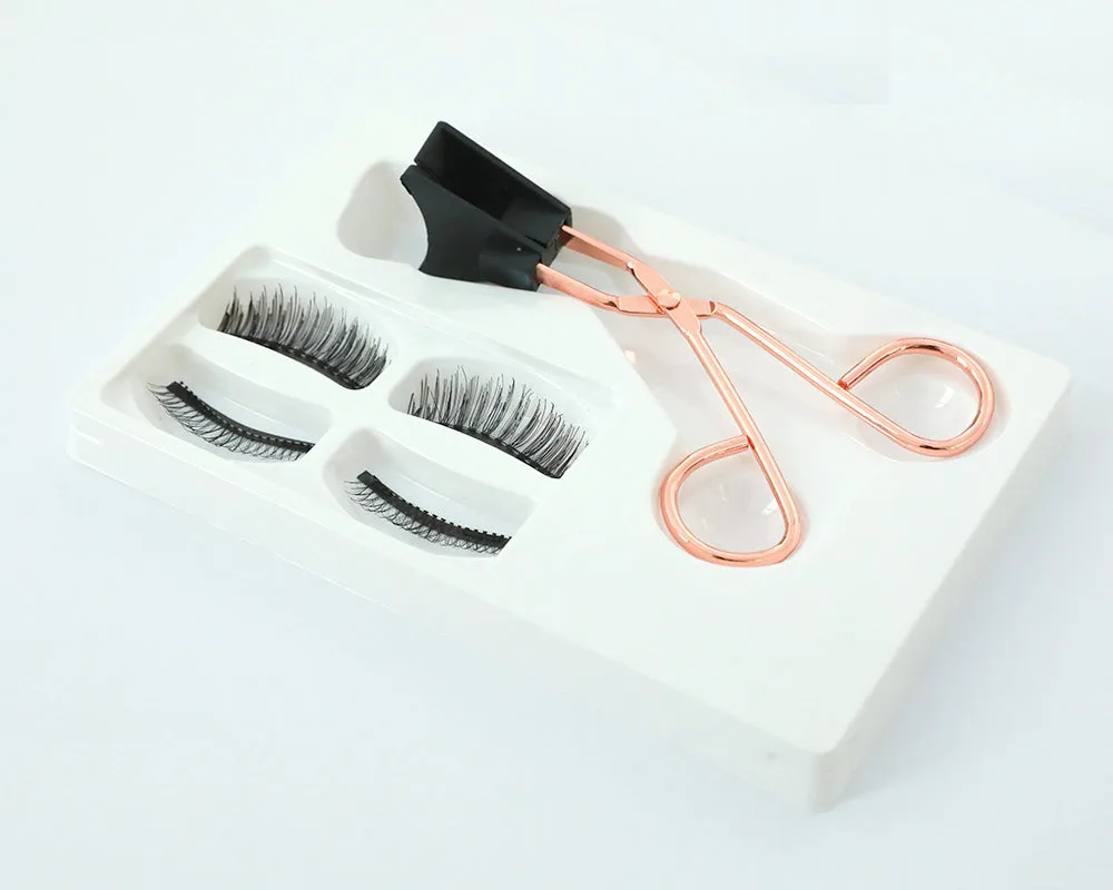 VenusFox False Magnetic Eyelashes on Magnets Magnetic Lashes Eyelash Extension Natural Magnetic Eyelashes Tweezers Magnetic Lash Kit