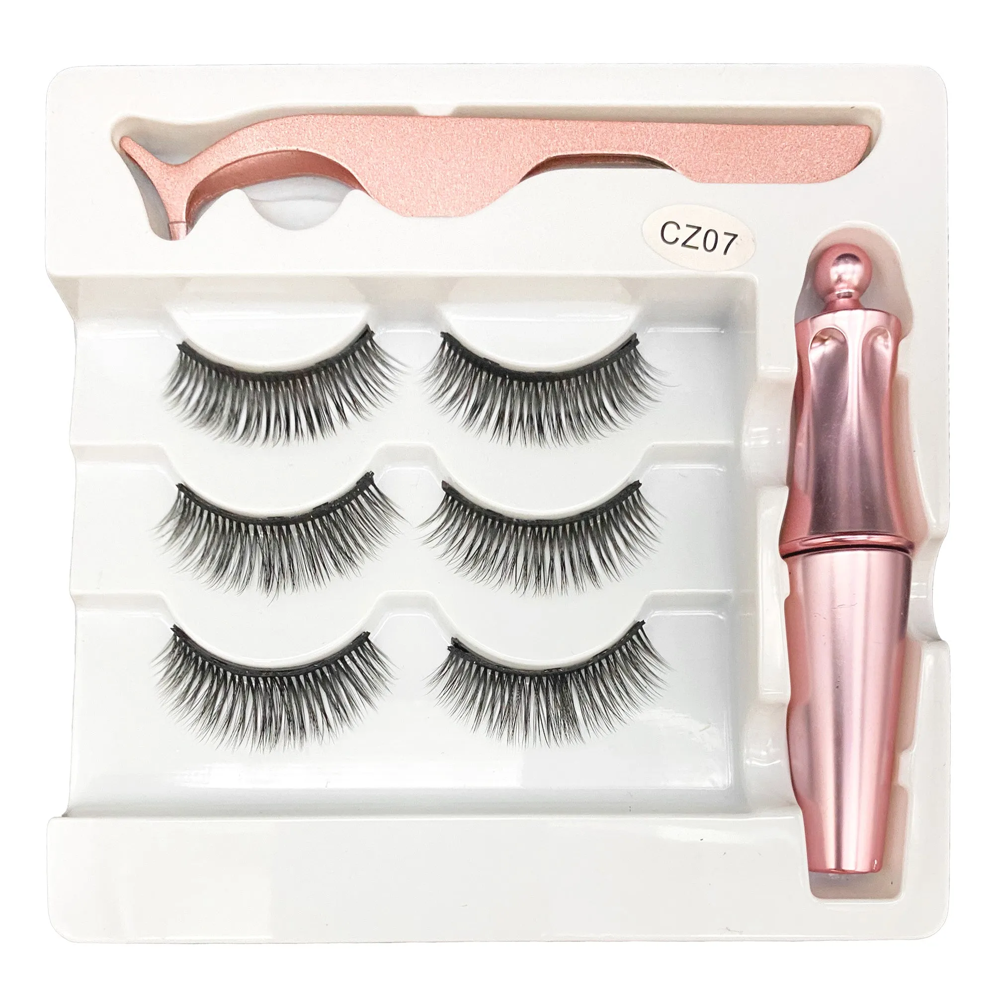 VenusFox Magnetic Eyelashes Lash Extensions Waterproof Magnet Eyeliner Long Lasting Natural Magnetic Lashes False Make Up Set