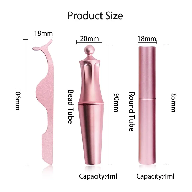 VenusFox Magnetic Eyelashes Lash Extensions Waterproof Magnet Eyeliner Long Lasting Natural Magnetic Lashes False Make Up Set