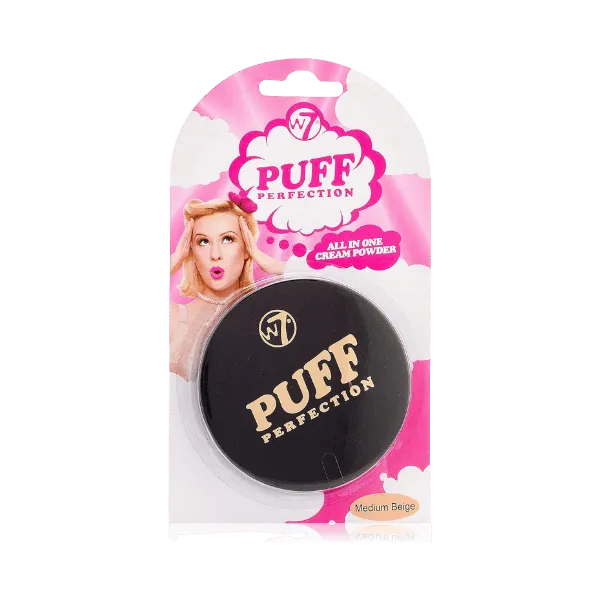 W7 Puff Perfection Face Powder Medium Beige 10G