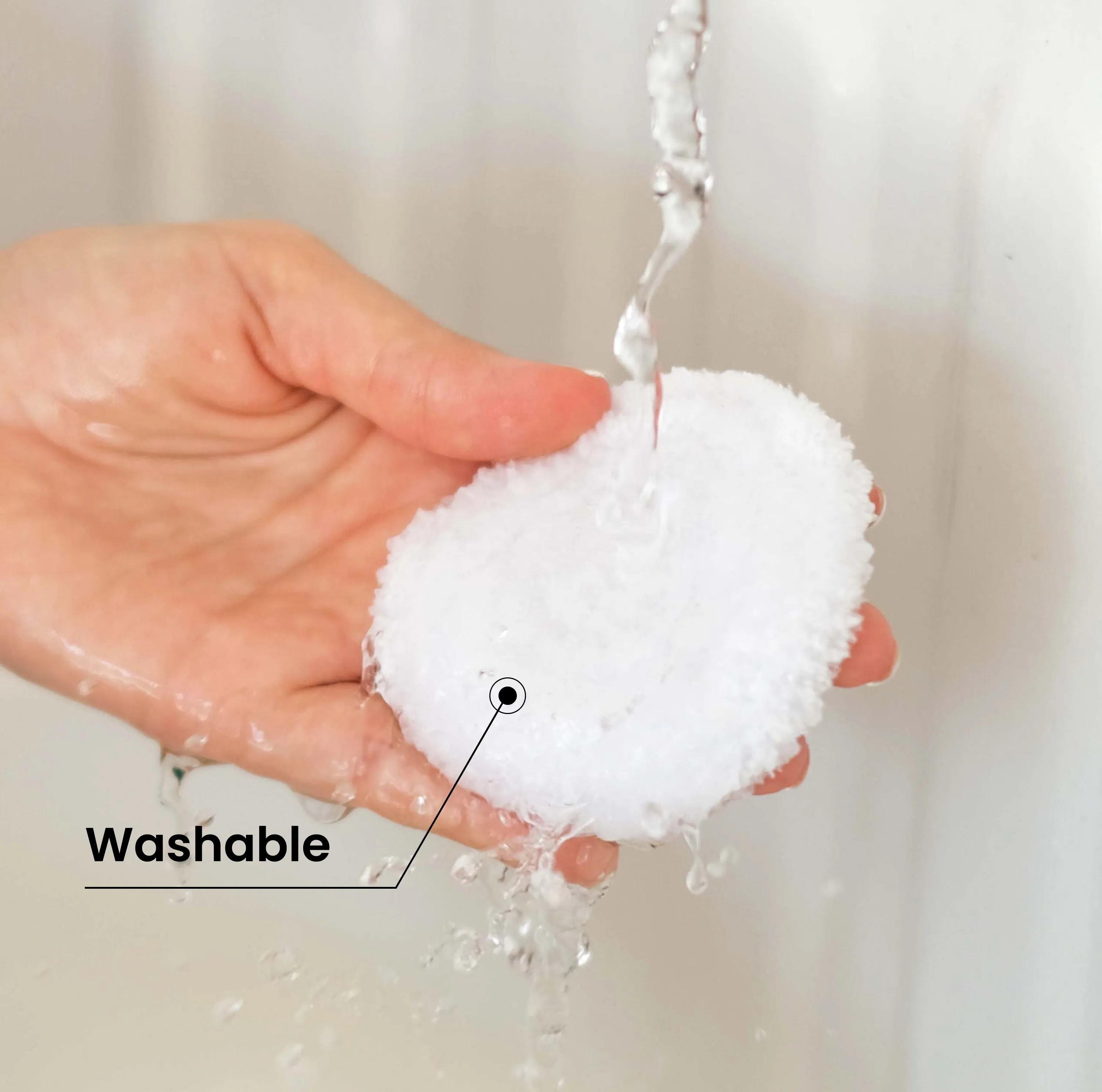 Washable Cotton | 7cm Diameter, 2-Pack