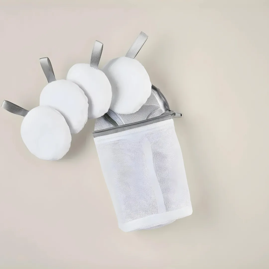 Washable makeup remover cotton pads