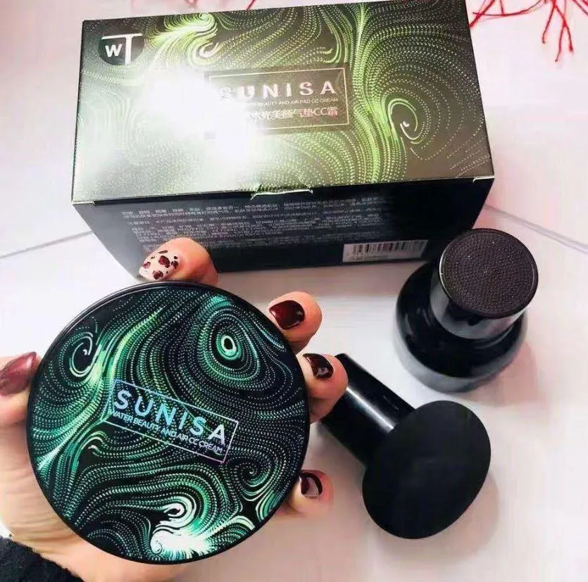 Waterproof CC Cream With Mushroom Head Makeup Brush