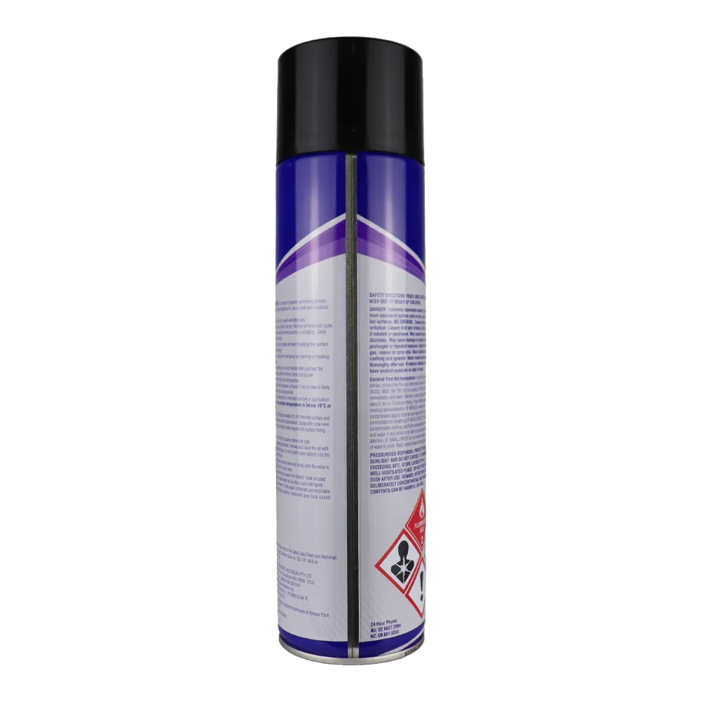 WATTYL Spraymate Industrial Super Etch 1K Epoxy Rich Metal Primer 400g Aerosol Black