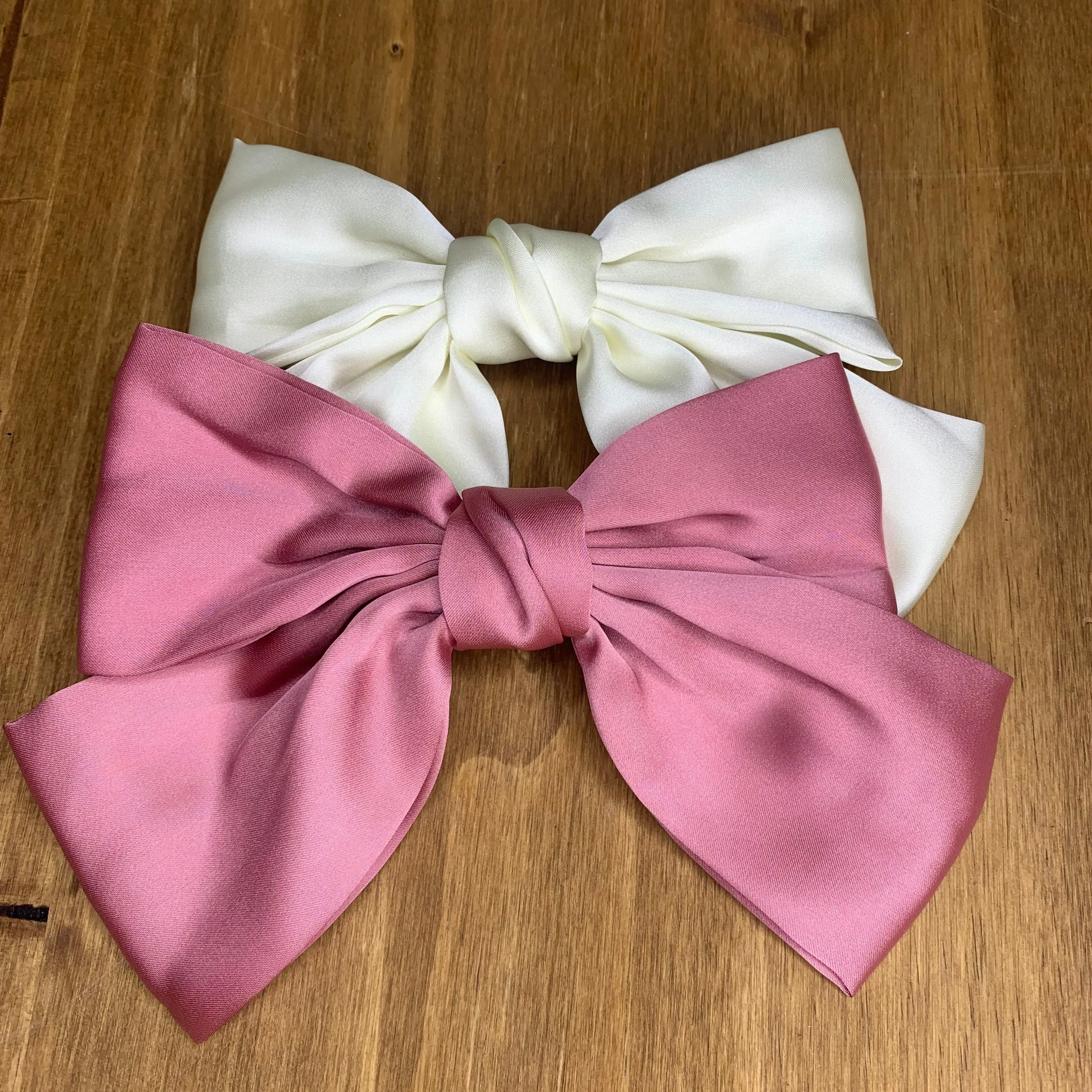 Wedding Satin Bow Hair Clip