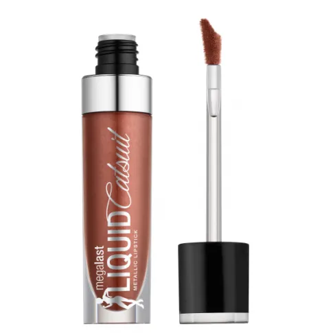 WET N WILD MegaLast Liquid Catsuit Metallic Lipstick - Ride On My Copper