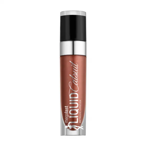 WET N WILD MegaLast Liquid Catsuit Metallic Lipstick - Ride On My Copper