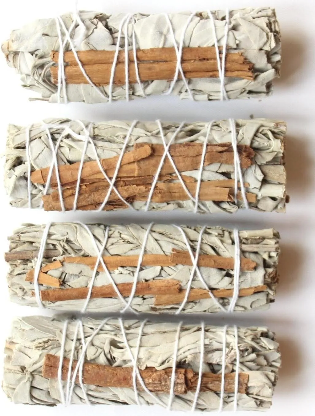 White Sage and Cinnamon Smudge Stick