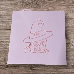 Witch House - Cookie Stencil
