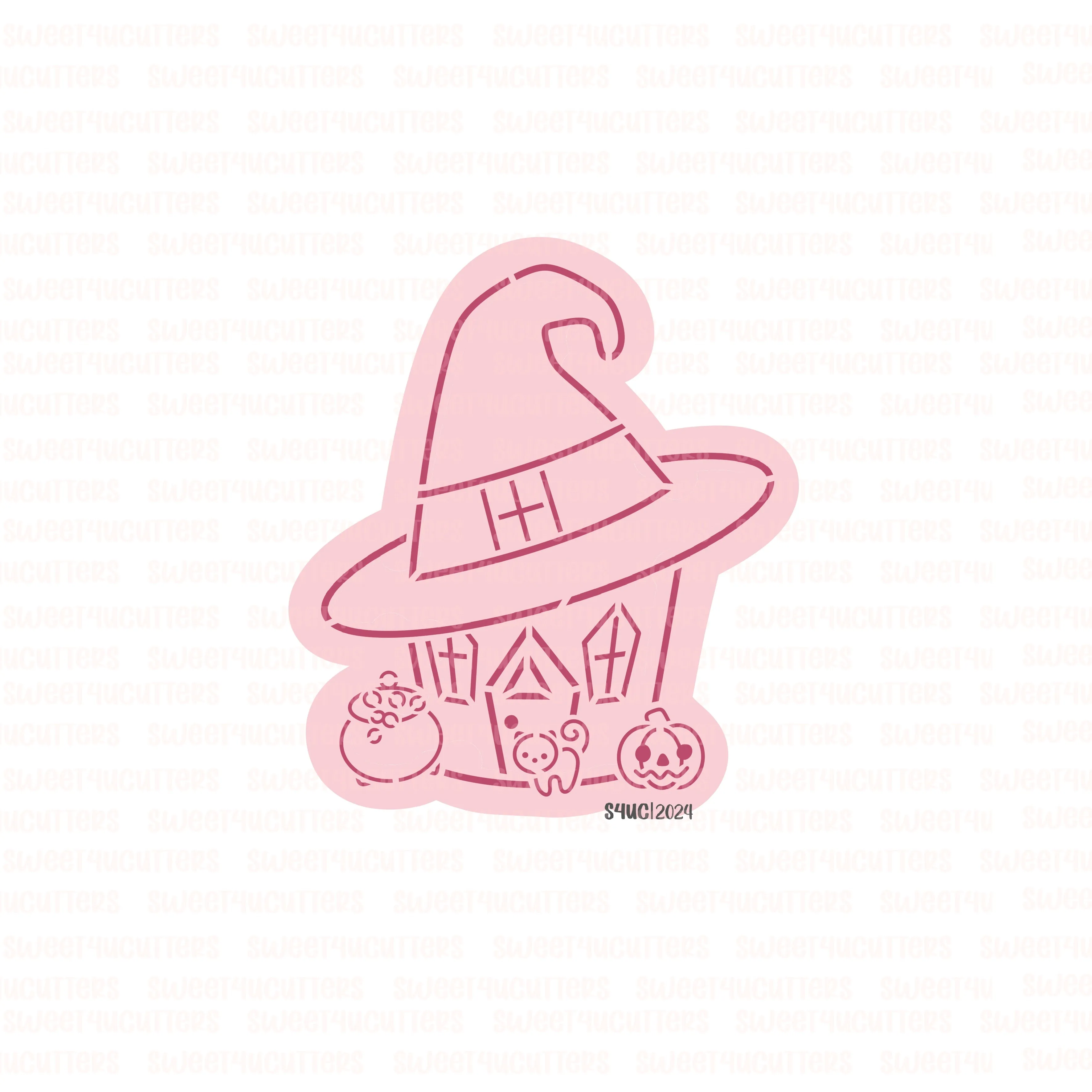 Witch House - Cookie Stencil