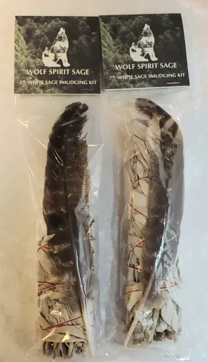 Wolf Spirit Sage Smudging Kit