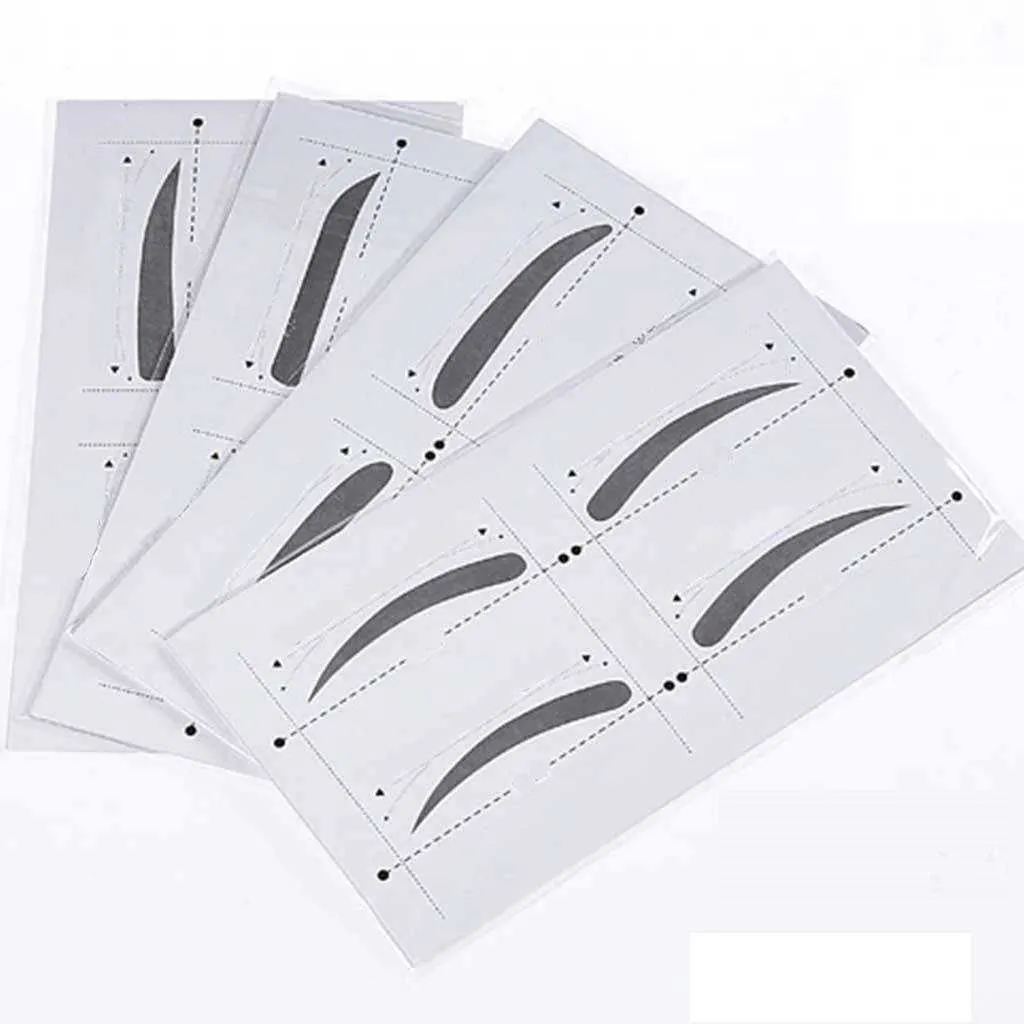 Women Premium Grooming Eyebrow Stencils Kit