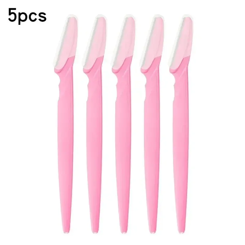 Yeknu 1/3/5Pcs Eyebrow Trimmer New Safe Eyebrow Scraper Eyebrow Knife for Female Novice Student Girl Face Razor Face Hair Remover