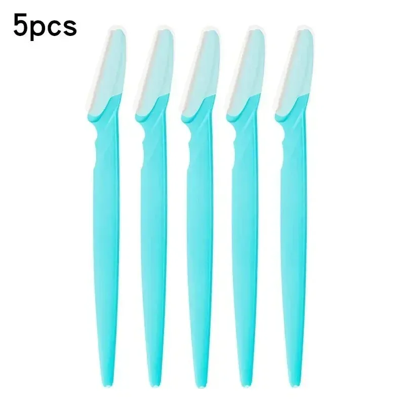 Yeknu 1/3/5Pcs Eyebrow Trimmer New Safe Eyebrow Scraper Eyebrow Knife for Female Novice Student Girl Face Razor Face Hair Remover