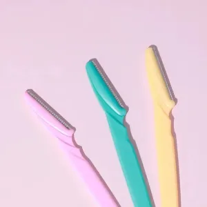 Yeknu 1/3/5Pcs Eyebrow Trimmer New Safe Eyebrow Scraper Eyebrow Knife for Female Novice Student Girl Face Razor Face Hair Remover