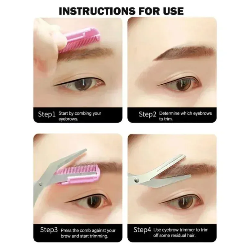 Yeknu 1/3/5Pcs Eyebrow Trimmer New Safe Eyebrow Scraper Eyebrow Knife for Female Novice Student Girl Face Razor Face Hair Remover