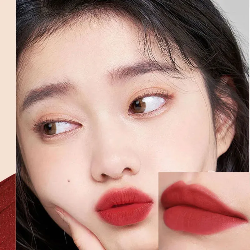 Yeknu 6 Colors Lip Mud Lipstick Velvet Matte Liquid Lipstick Waterproof Nude Lip Gloss Long Lasting Sexy Women Lip Tint Cosmetics