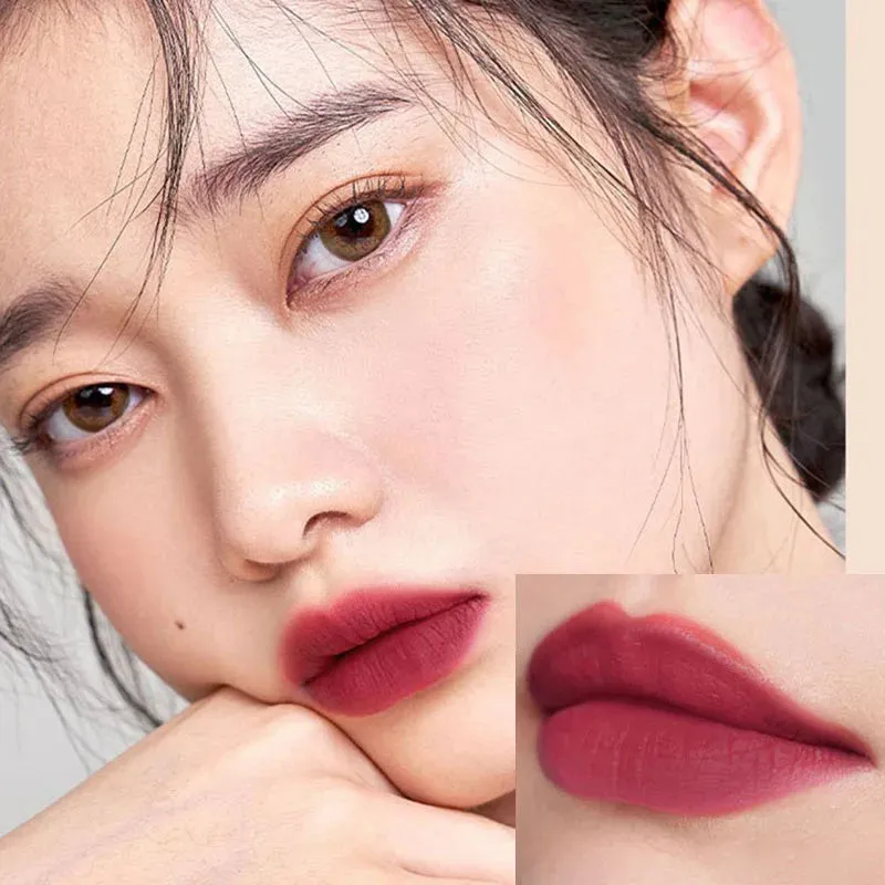 Yeknu 6 Colors Lip Mud Lipstick Velvet Matte Liquid Lipstick Waterproof Nude Lip Gloss Long Lasting Sexy Women Lip Tint Cosmetics