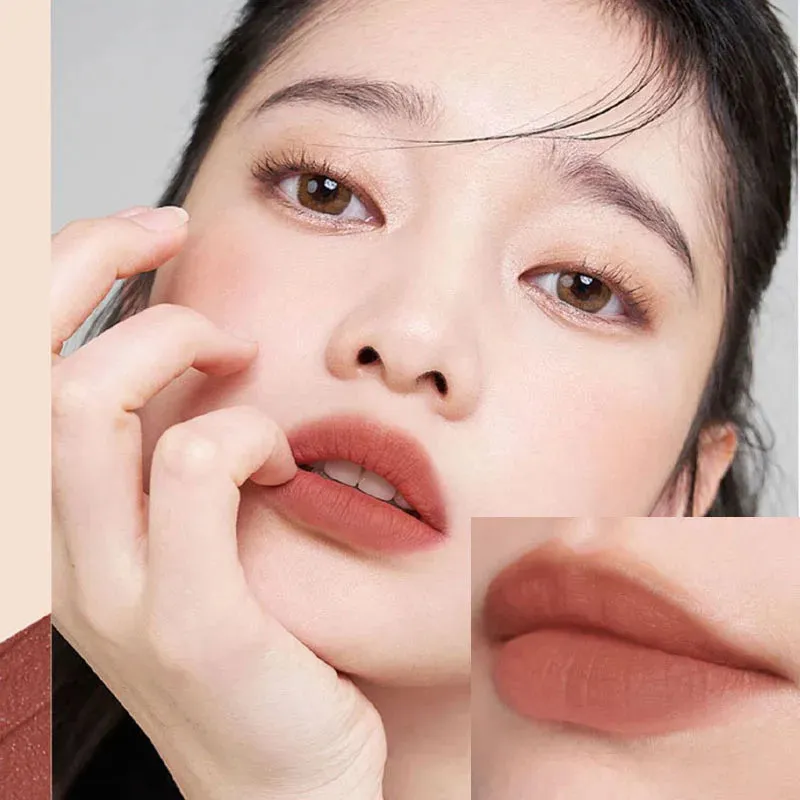 Yeknu 6 Colors Lip Mud Lipstick Velvet Matte Liquid Lipstick Waterproof Nude Lip Gloss Long Lasting Sexy Women Lip Tint Cosmetics