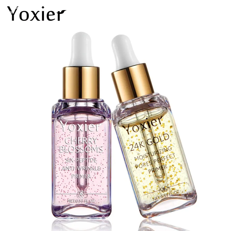 Yoxier Makeup Base Moisturizing Essence 24k Gold Elixir Oil