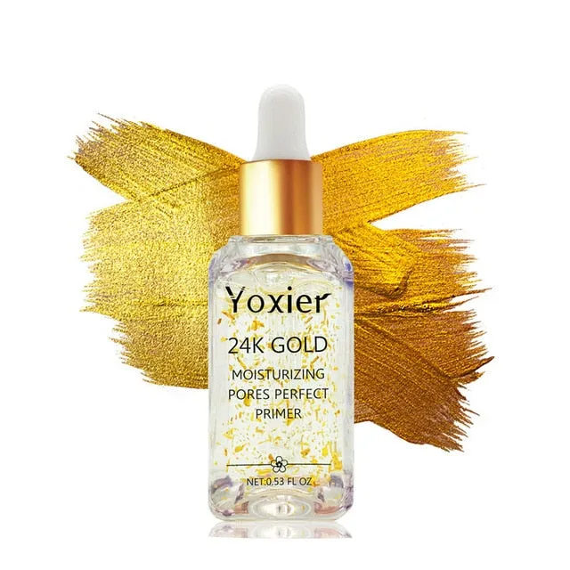 Yoxier Makeup Base Moisturizing Essence 24k Gold Elixir Oil